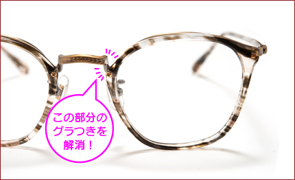グラつき解消